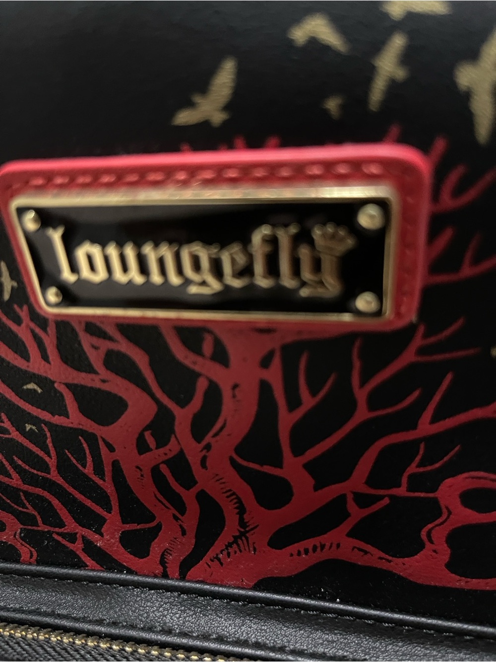Edgar Allen Poe Books-A-Million Loungefly Literary Horror Mini Back Pack - Picture 8 of 8